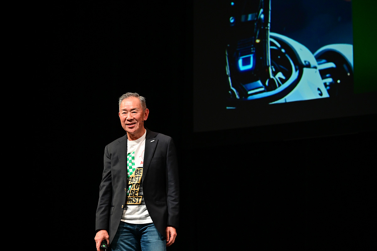 Rapidus CEO Atsuyoshi Koike delivered a keynote speech at